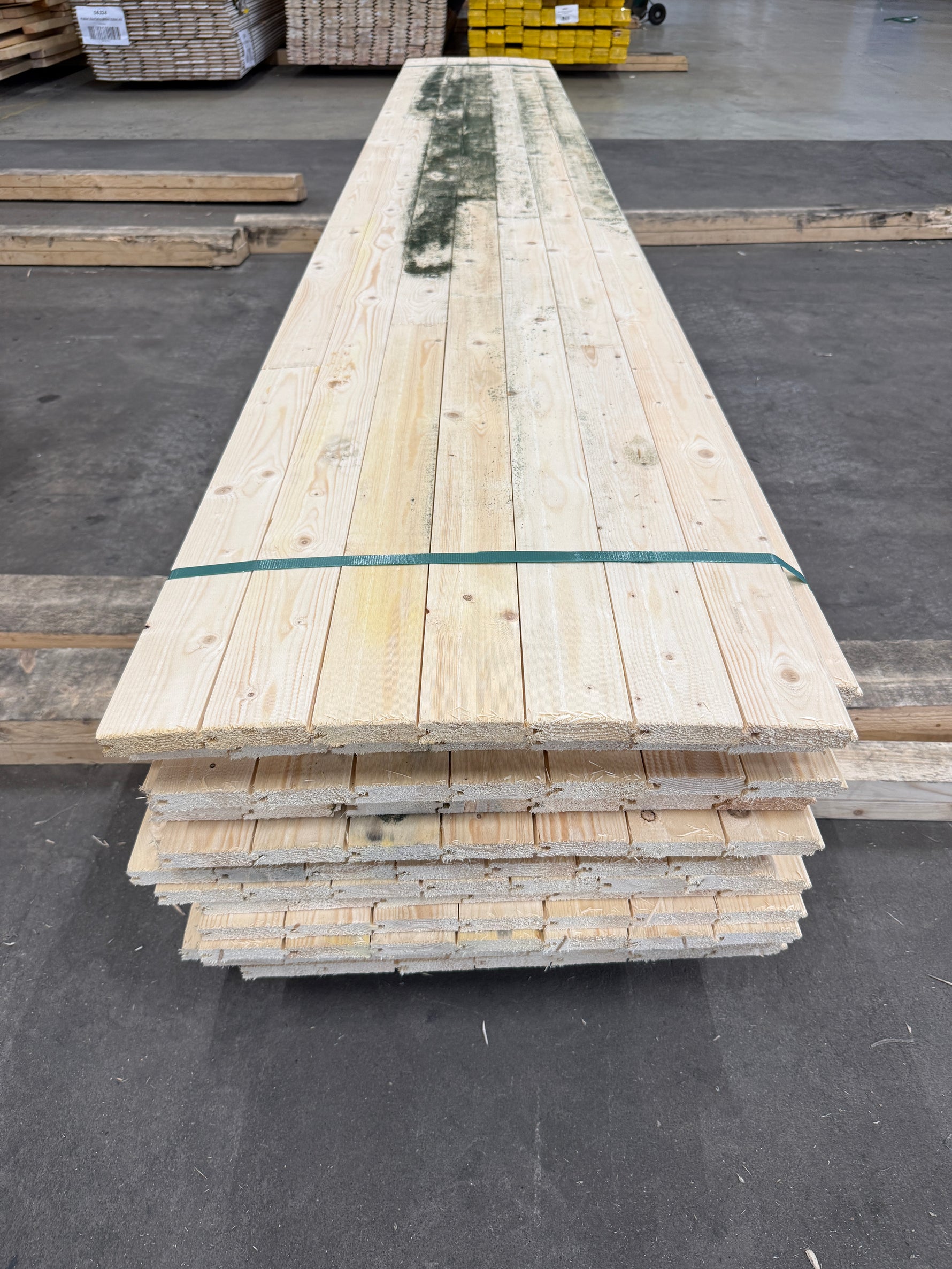 Paket Råspontluckor 20x540x3600mm 20st (Mögelskadade)