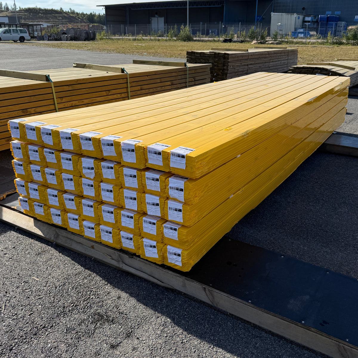 Parti Spårpanel 13x120mm 3,58m Furu – 141,7 kvm