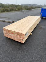 Paket Obehandlad Trall 36x148mm Furu 3,30–3,60m – 84st (Andra sortering)