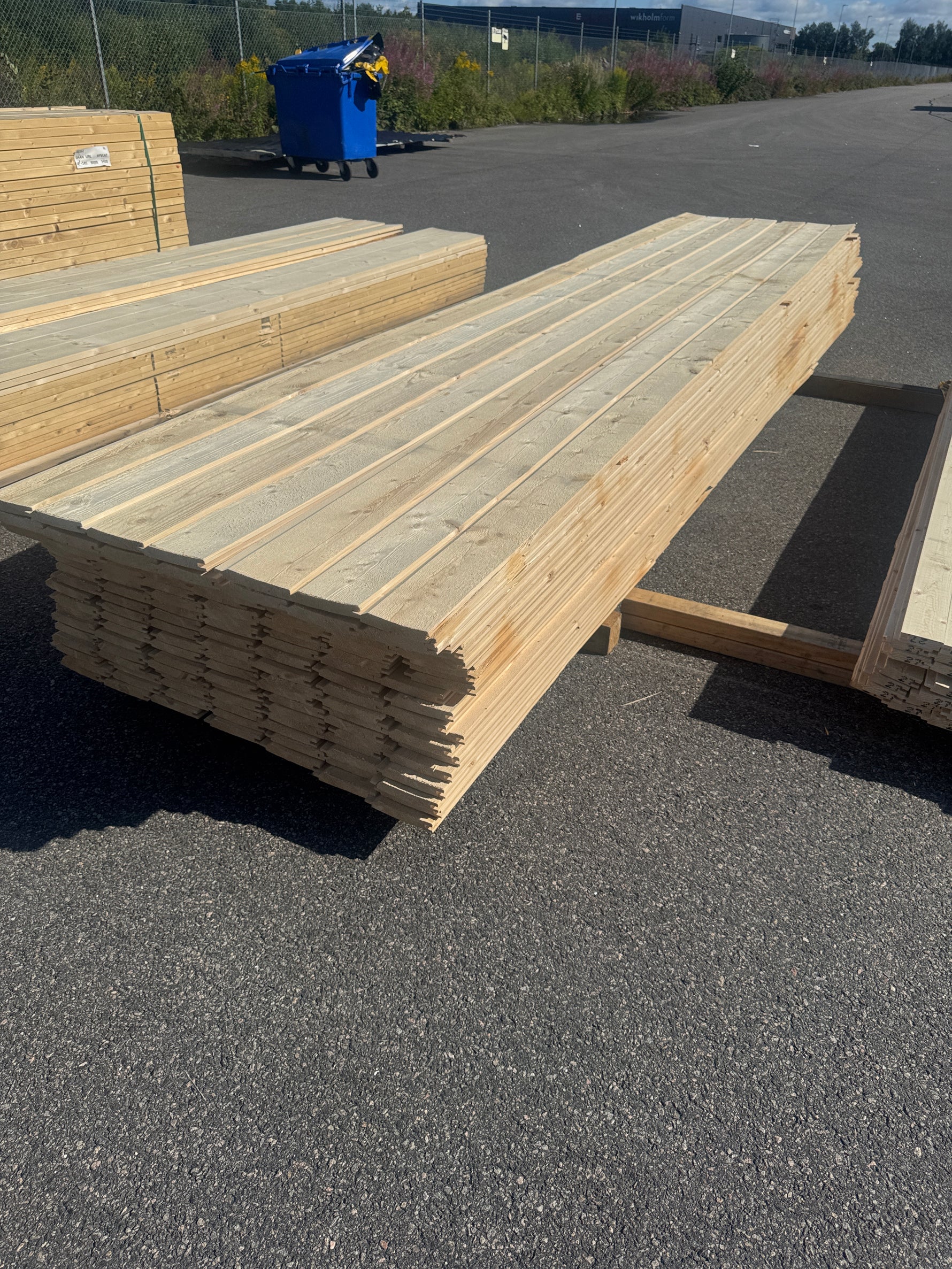 Paket Ytterpanel 22x145mm 4,50m 147st Obehandlad