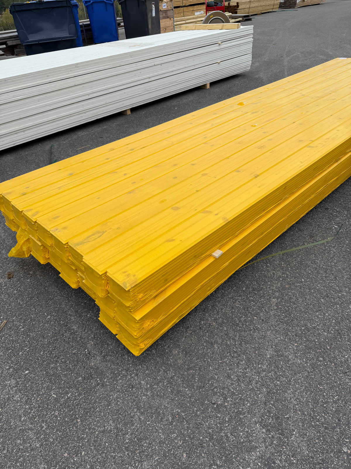 Paket Spårpanel 13x120 mm – Furu 3.60-3.90m 90,25kvm (Sekunda)