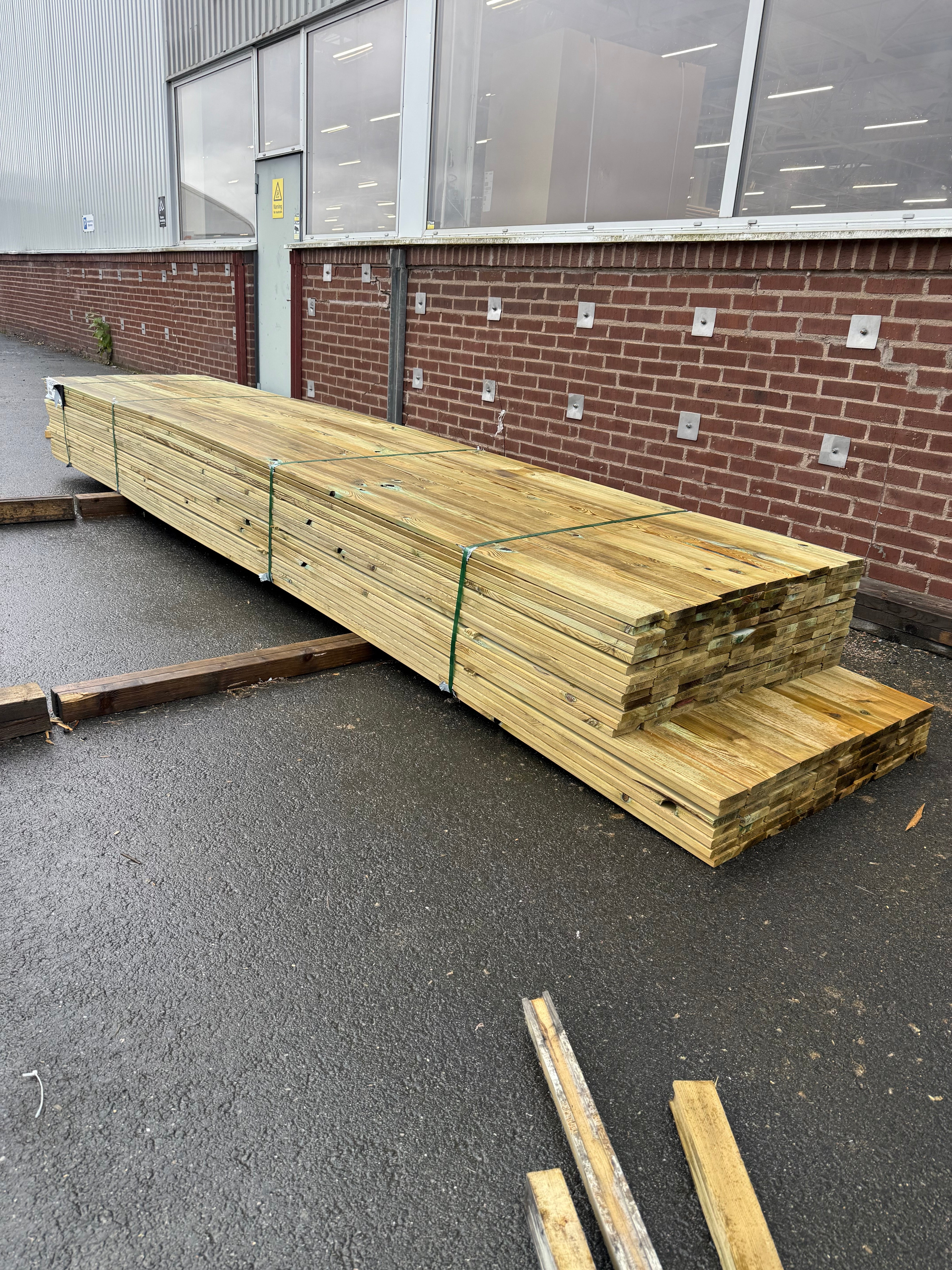 Paket Trall 22x95mm – 200 st (4.50–4.80m) Tryckimpregnerad B-sort