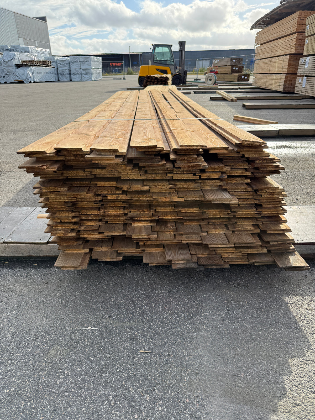 Parti Kebony Ytterpanel 22×120 mm, 4,10 m – 170 st