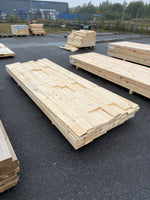 Paket Obehandlad Rillad Trall 28x120mm 3,00m 60st (Andra Sortering)