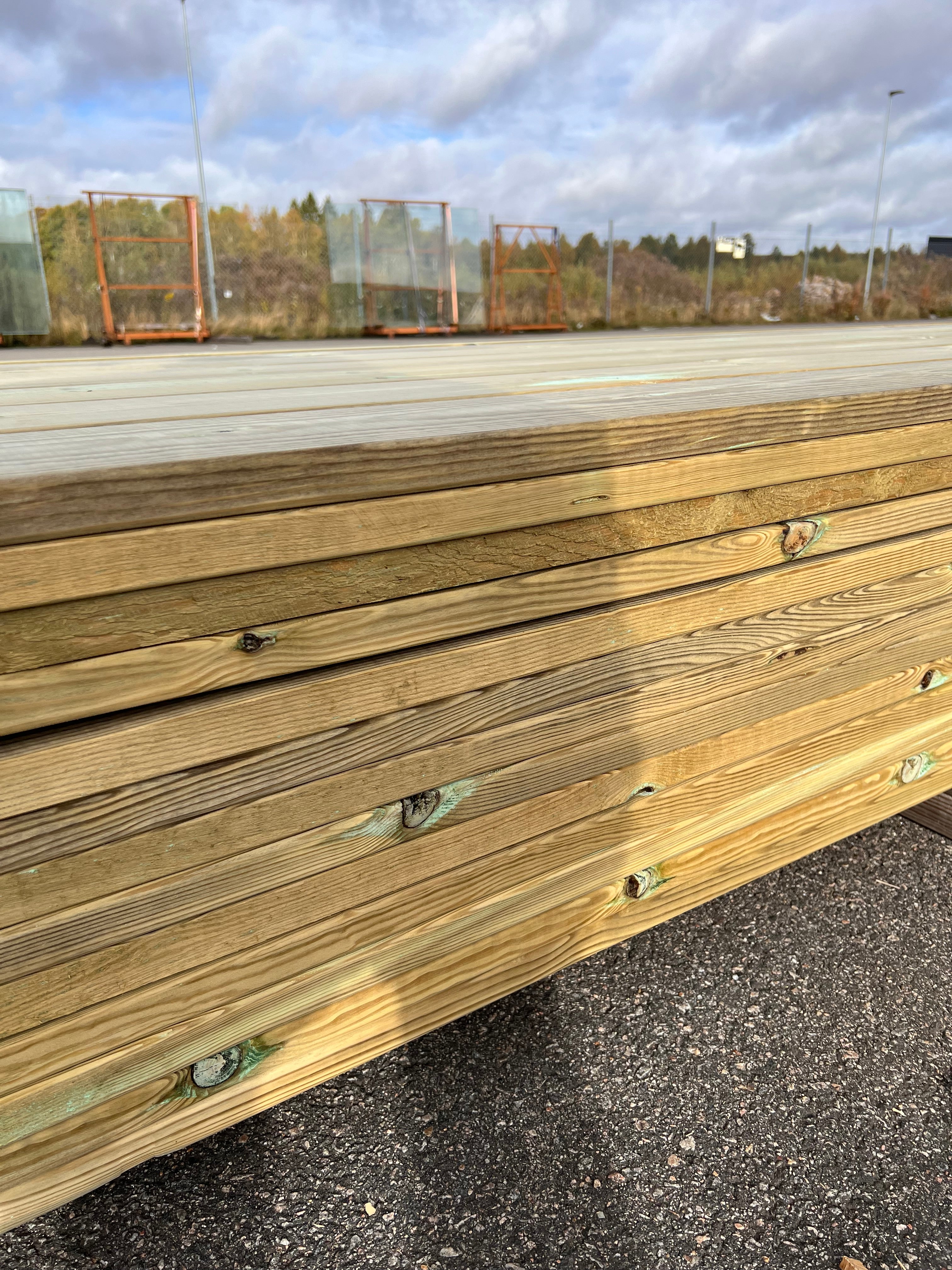 Paket Tryckimpregnerad Trall 27x145 Rillad  91 st (B-Sortering)
