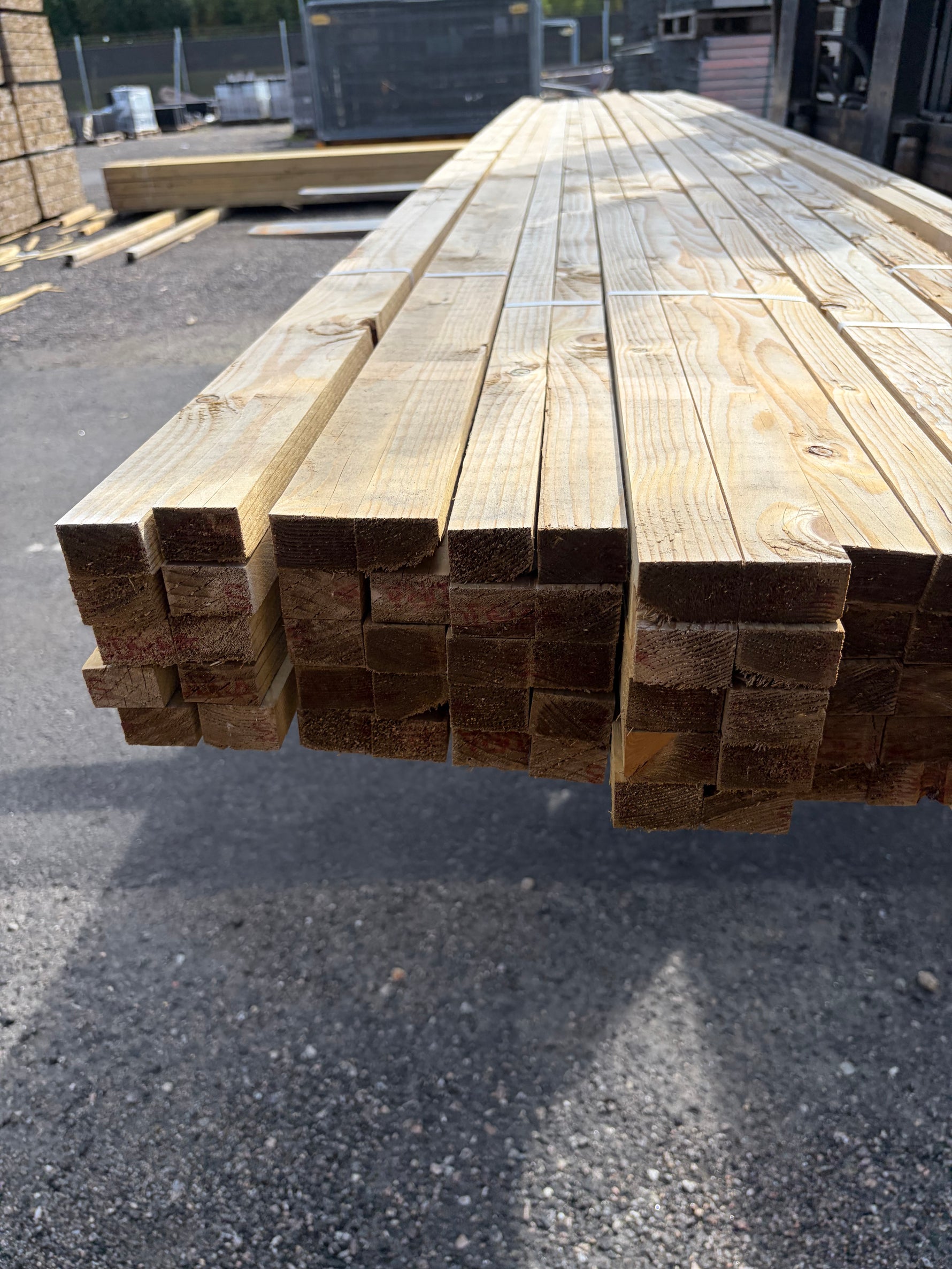 Paket tryckimpregnerad Läkt 25x36mm, 4,2 m - 80 st