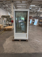 Altandörrar- Inåtgående, Trä/Aluminium – 1080 × 2080 mm- Röd