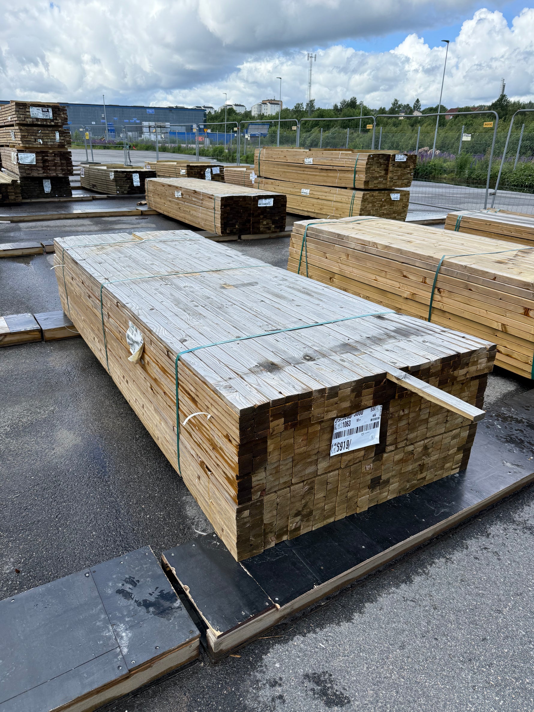 Paket Tryckimpregnerad Läkt 21,5x48mm, 550st 3,00m