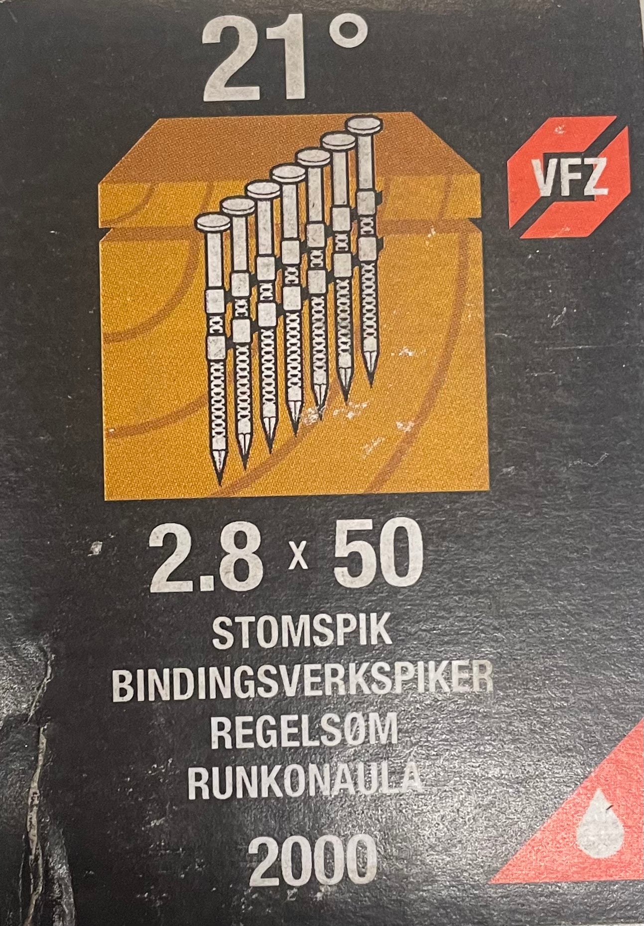 Bandad Stomspik 2,8x50mm