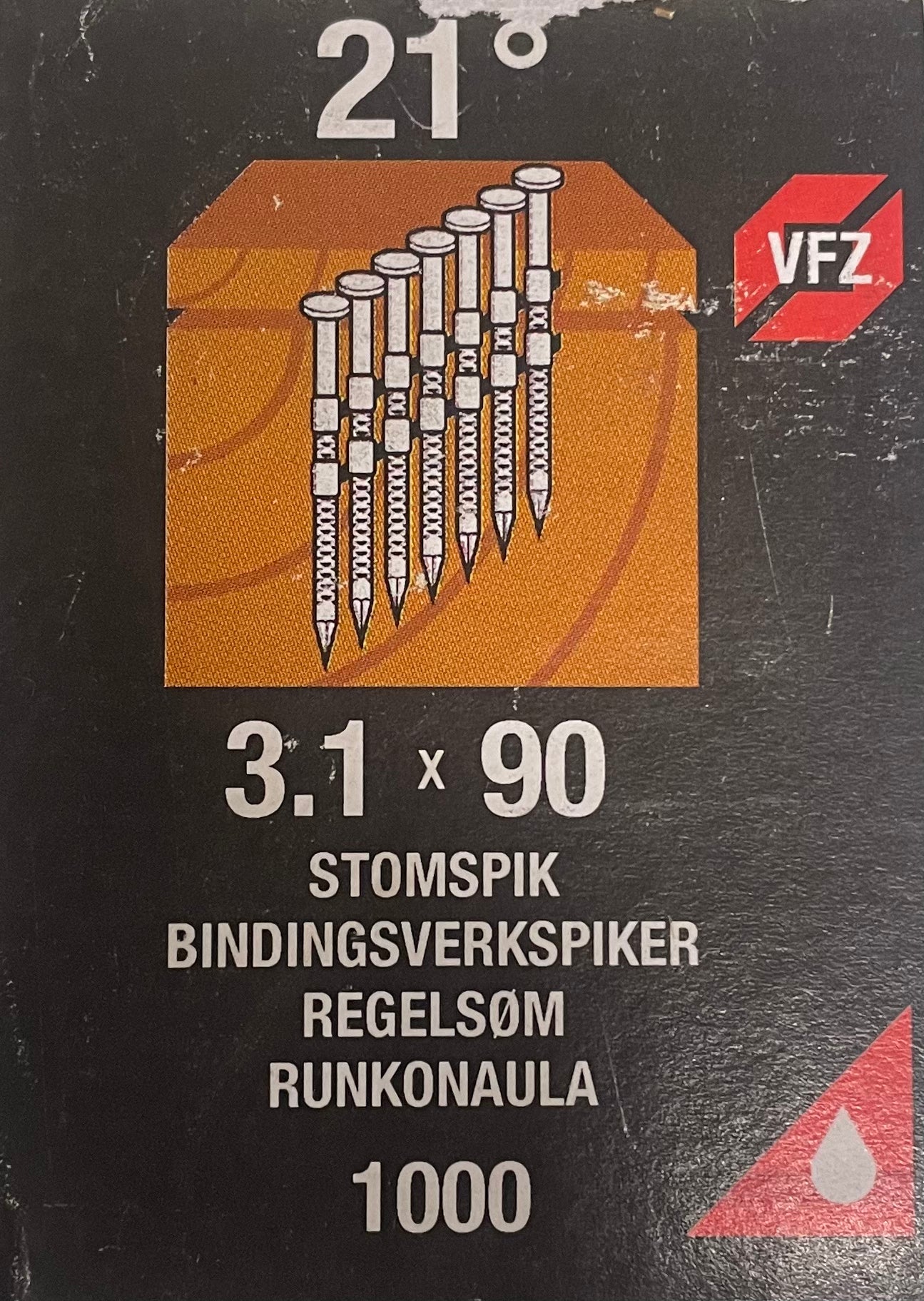 Bandad Stomspik 3,1x90mm