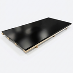 Slätplåt 1230x2500mm- Svart 0,5mm - Spirec