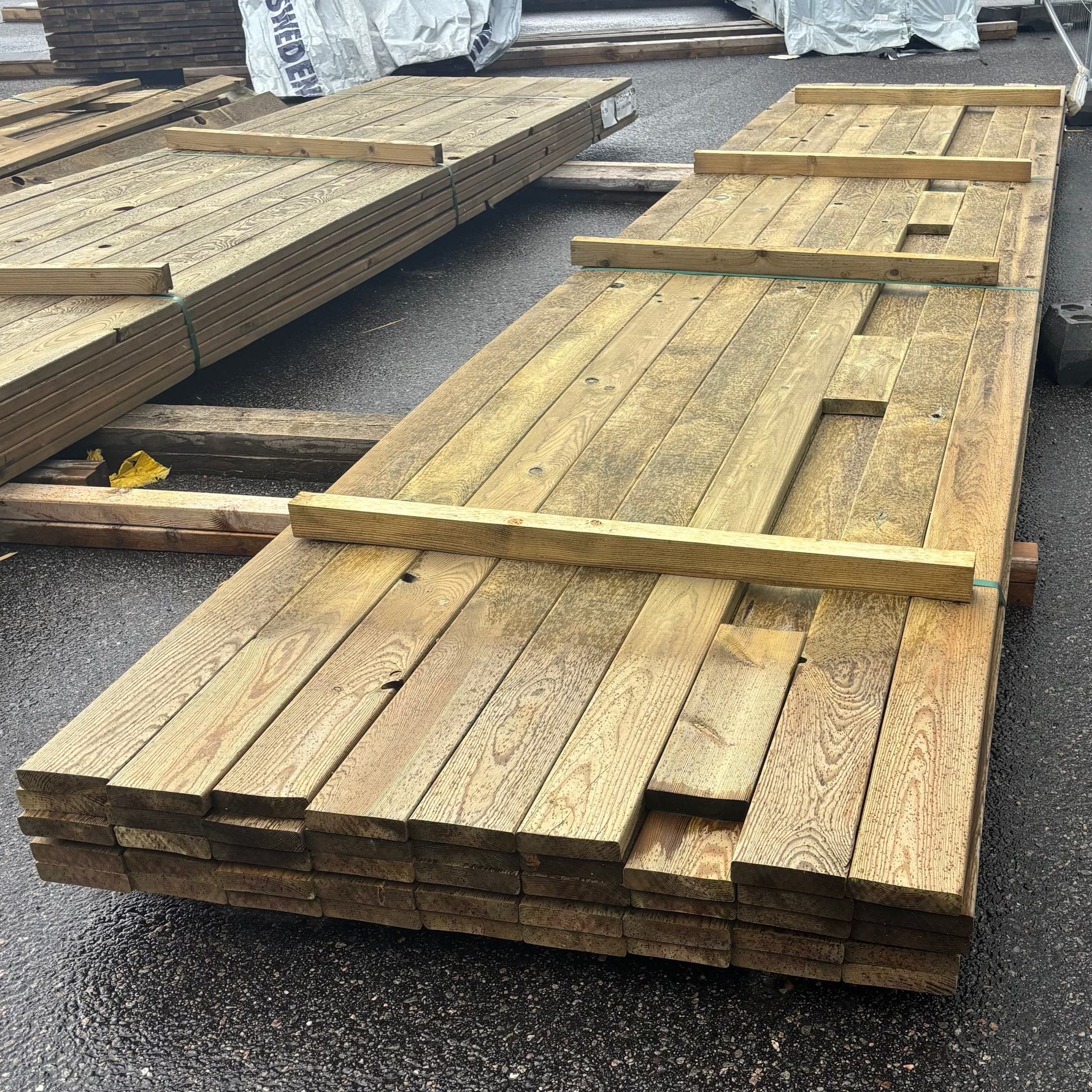 Paket Trall Furu 28x120mm 5,40m 44st Impregnerad B-kvalitet