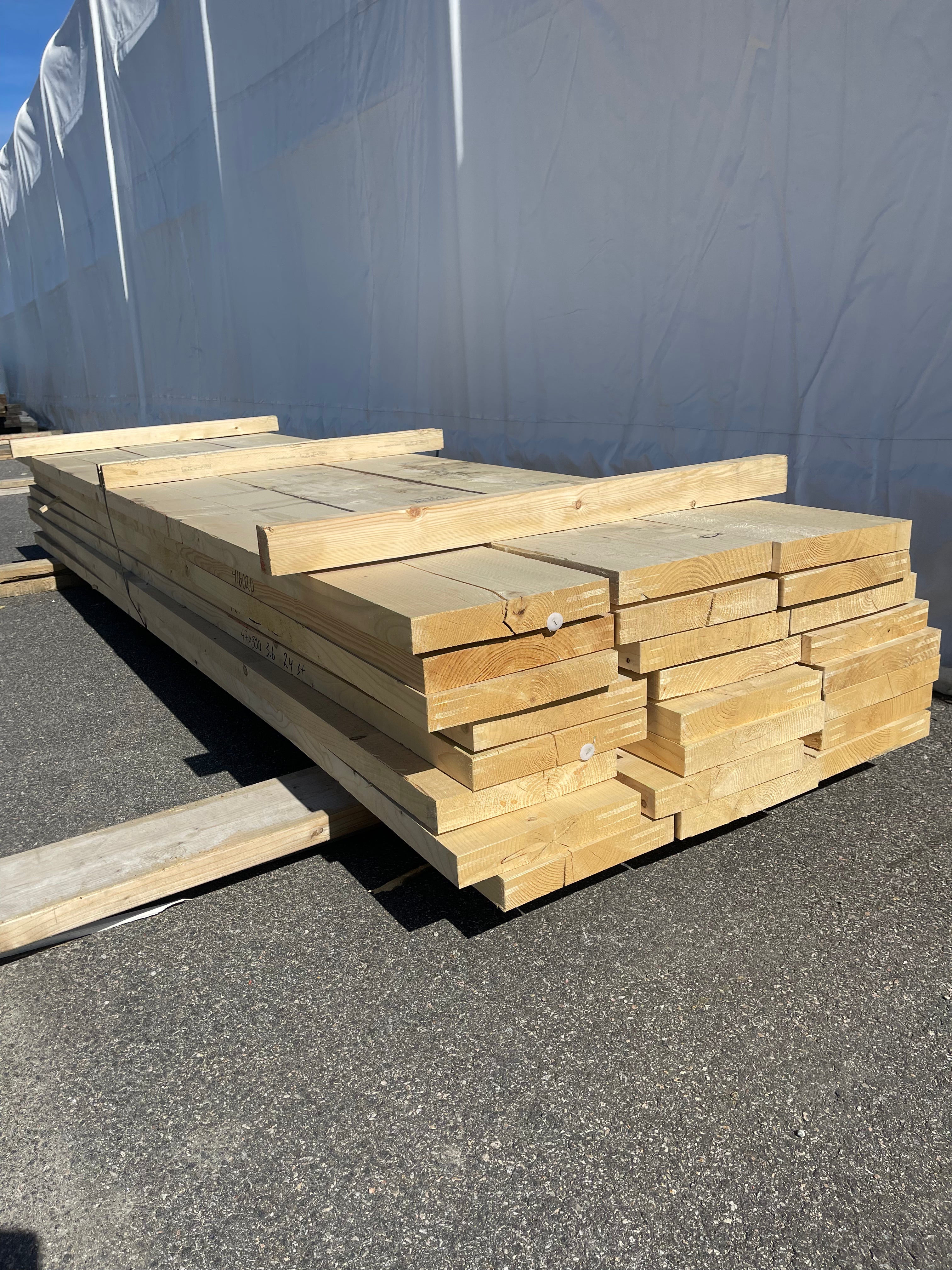 Paket Reglar Ohyvlade 47x300 mm – 3,60 m – 24 st