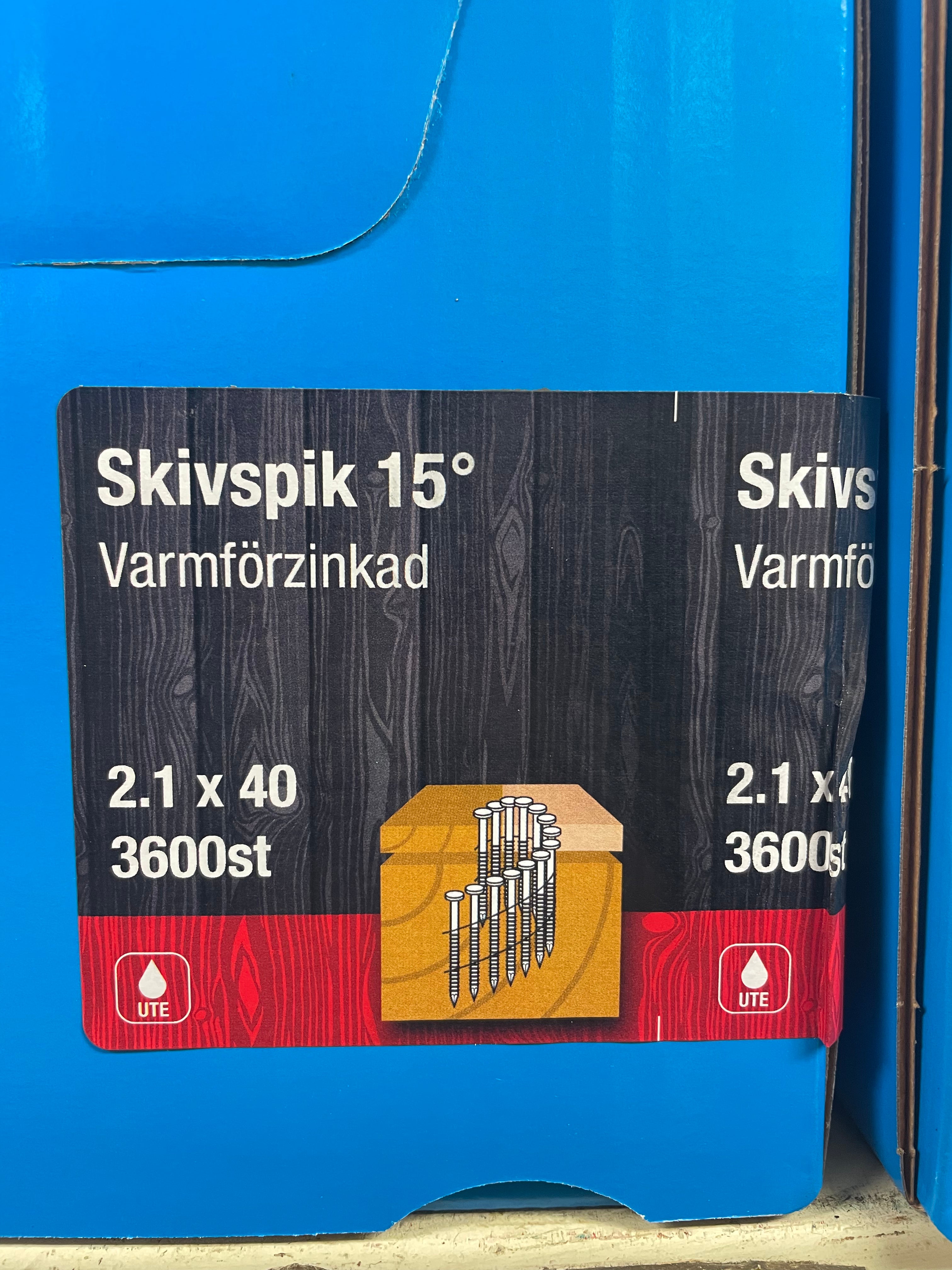 Bandad skivspik 2,1x40mm