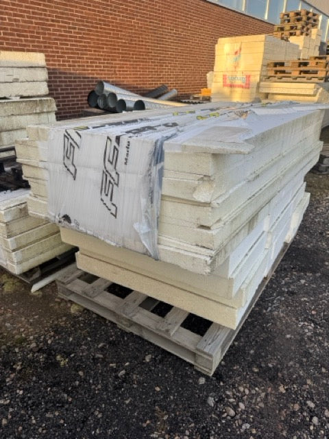 Parti Cellplast – Snedskurna skivor (2 pall + extra skivor)