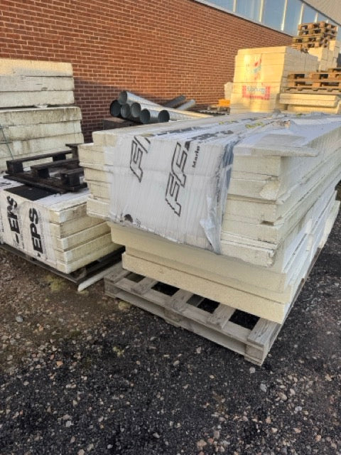 Parti Cellplast – Snedskurna skivor (2 pall + extra skivor)