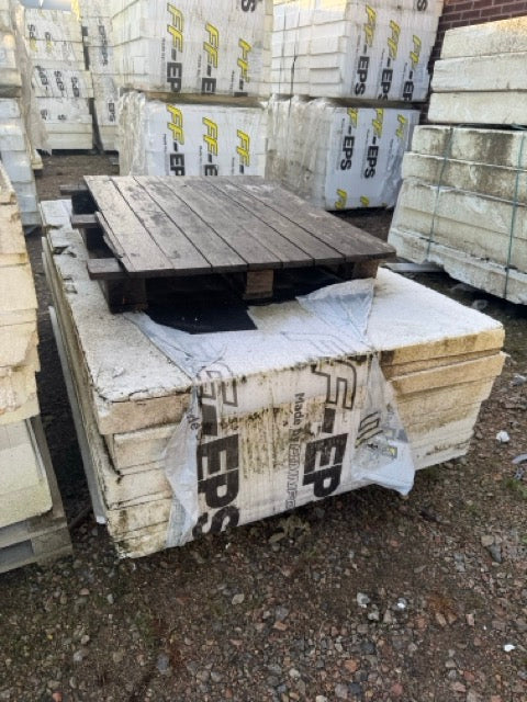 Parti Cellplast – Snedskurna skivor (2 pall + extra skivor)