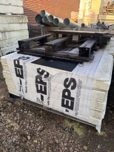 Parti Cellplast – Snedskurna skivor (2 pall + extra skivor)