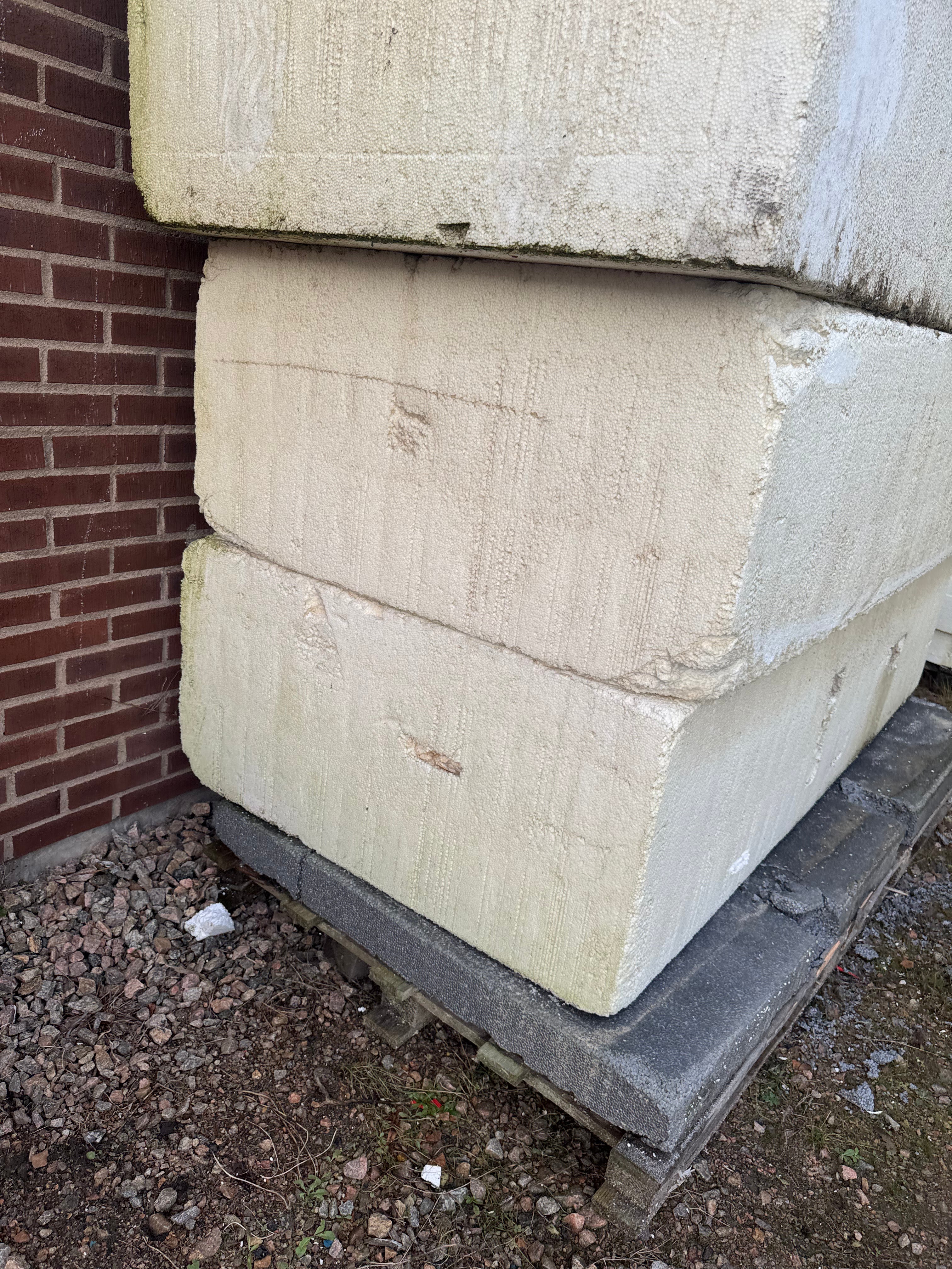 Pall Cellplastskivor – 2400×1200×600 mm (4 st + 1 extra i annat mått)