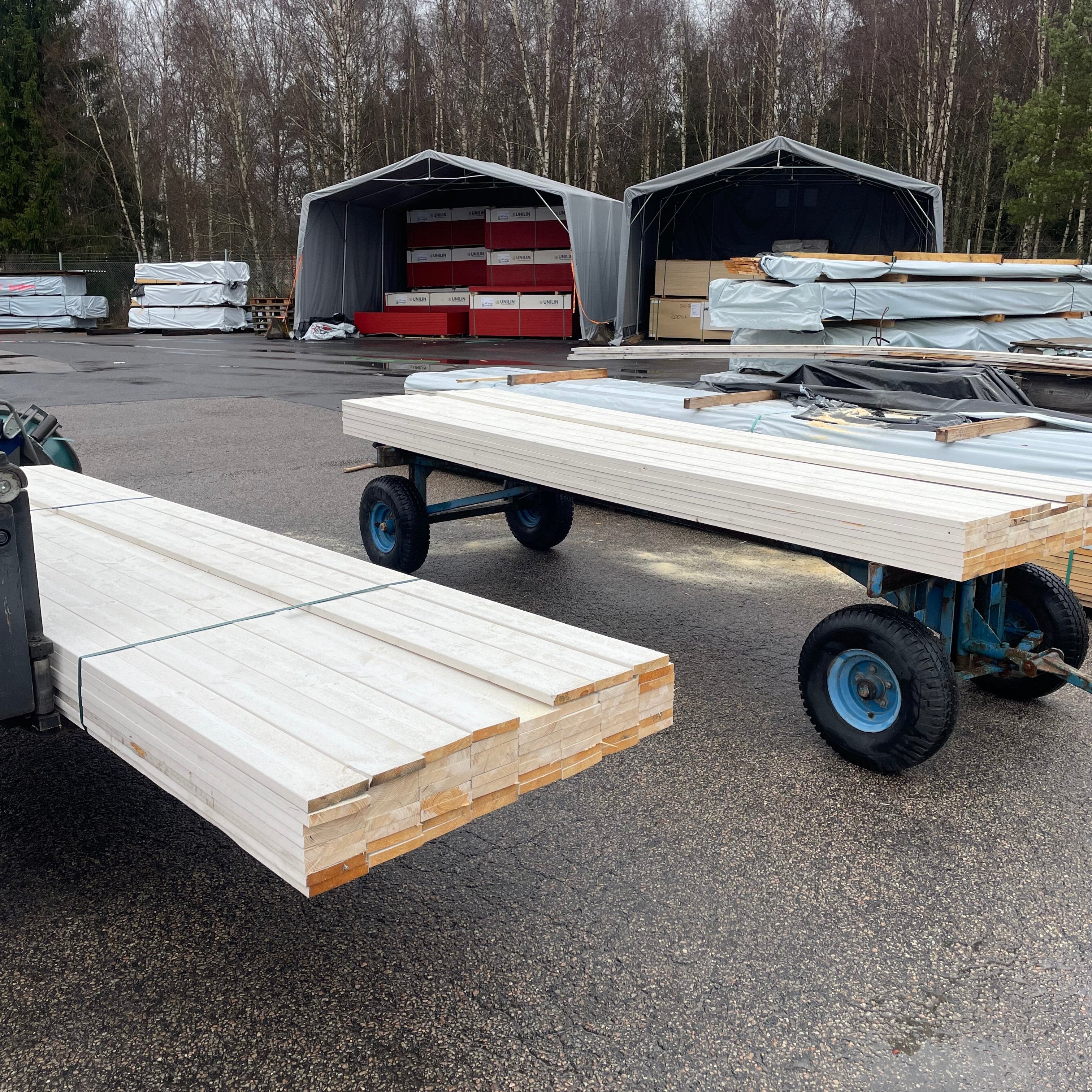 Paket Finsågade brädor 21x120- 3,6m 63st