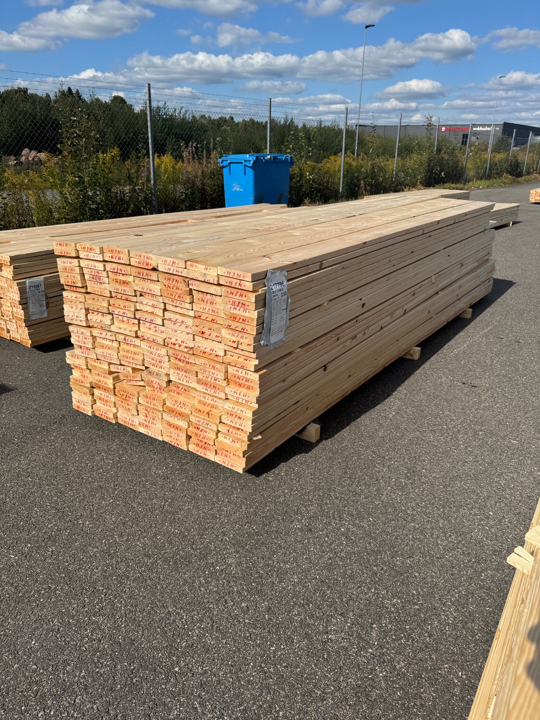 Paket Hyvlad 28x145 – 188st – 3.30–3.60 m – ANDRASORTERING