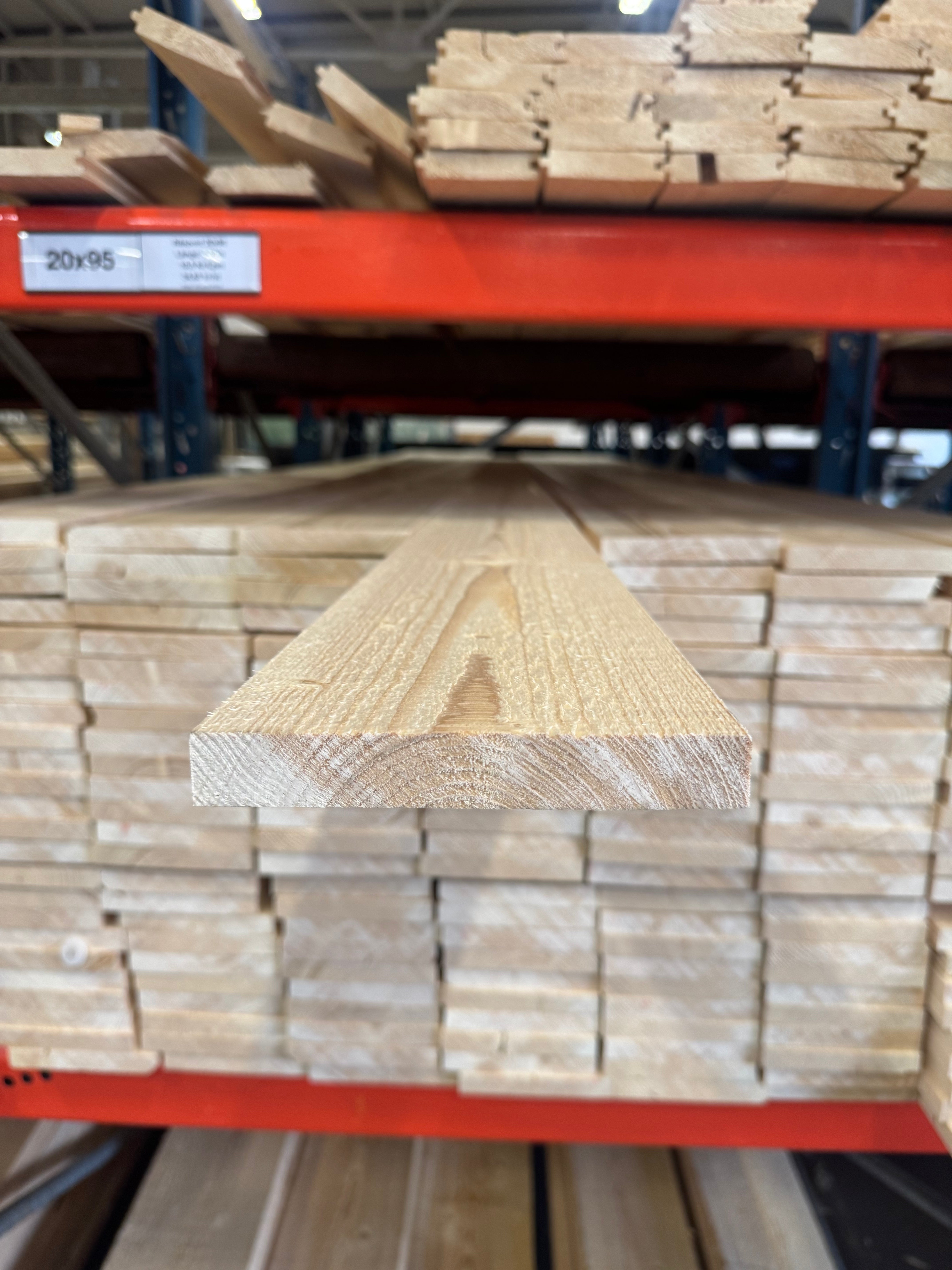 Paket Finsågad Klädselbräda 21x145 – 4.20m 168st