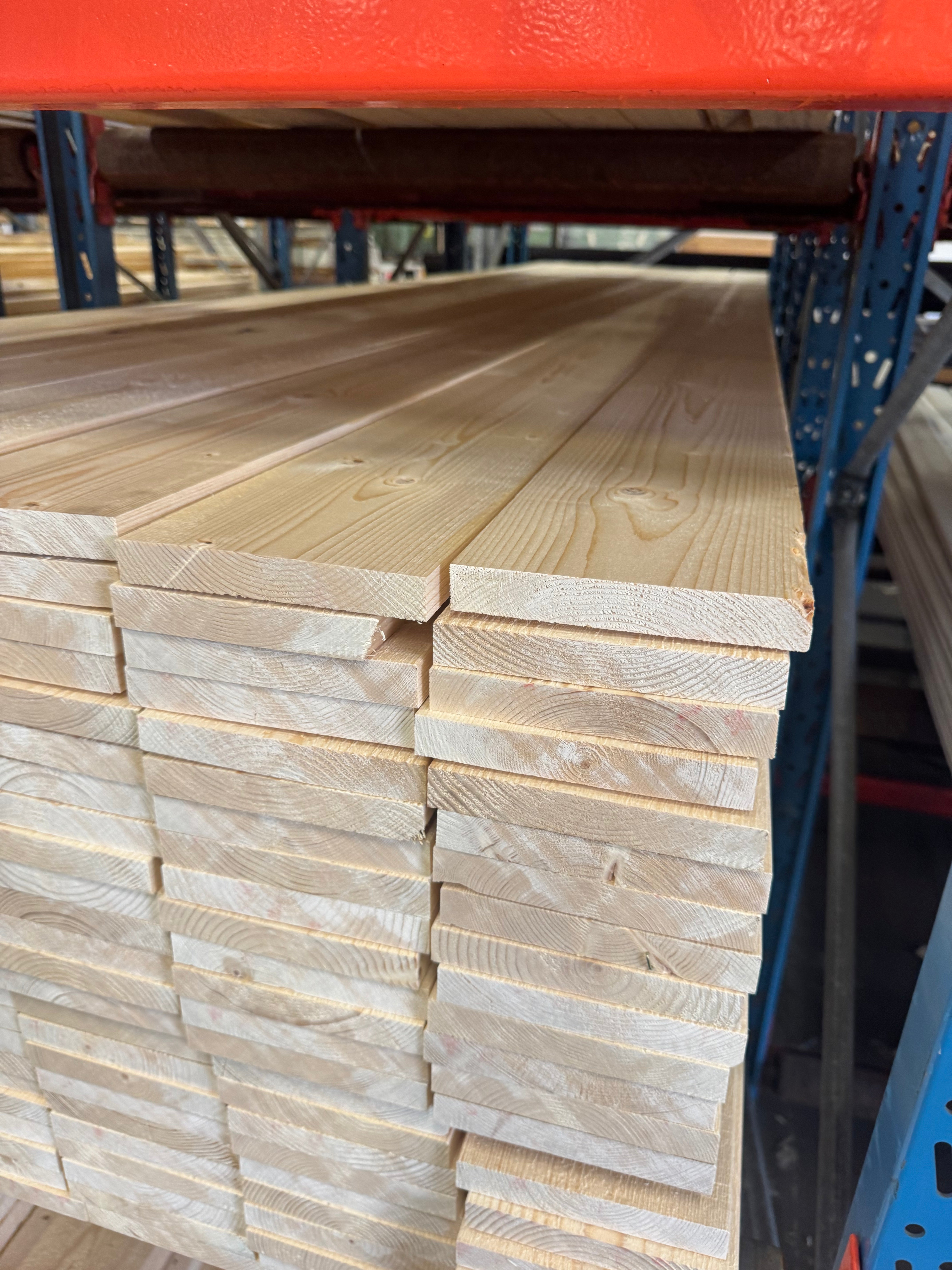 Paket Finsågad Klädselbräda 21x145 – 4.20m 168st