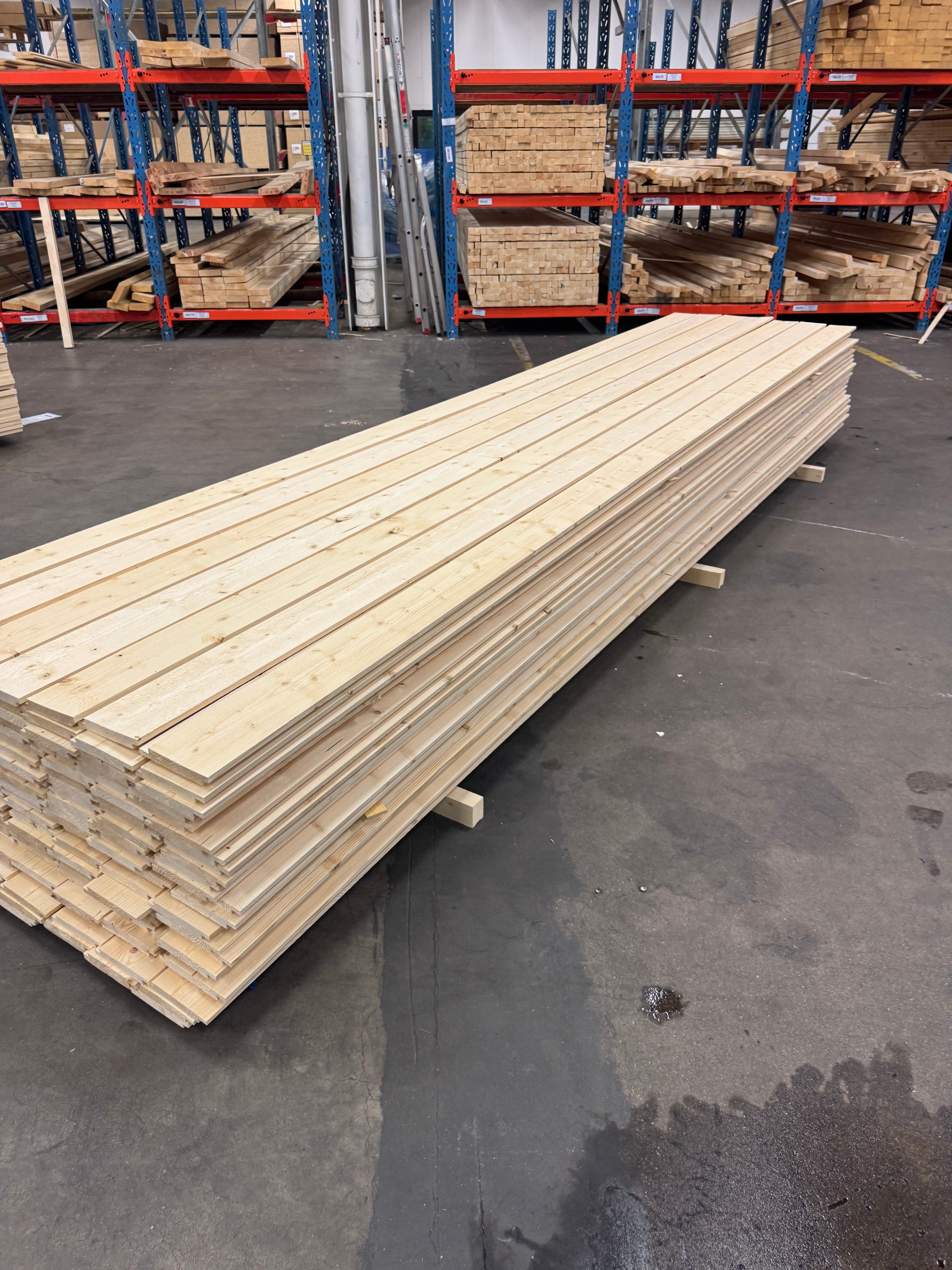 Ytterpanel Hakfals 21x145 – 4.20m – Obehandlad