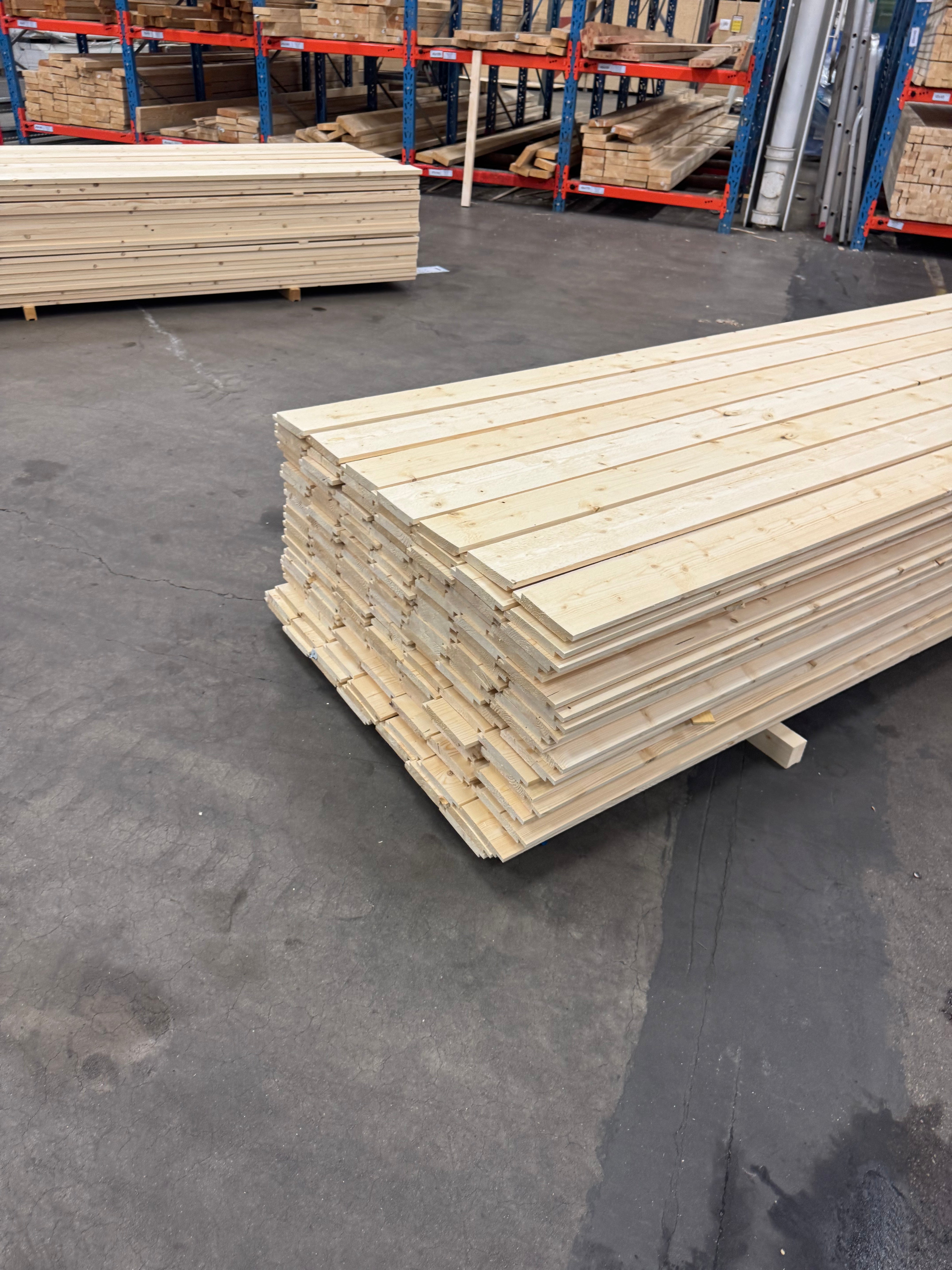 Ytterpanel Hakfals 21x145 – 4.20m – Obehandlad