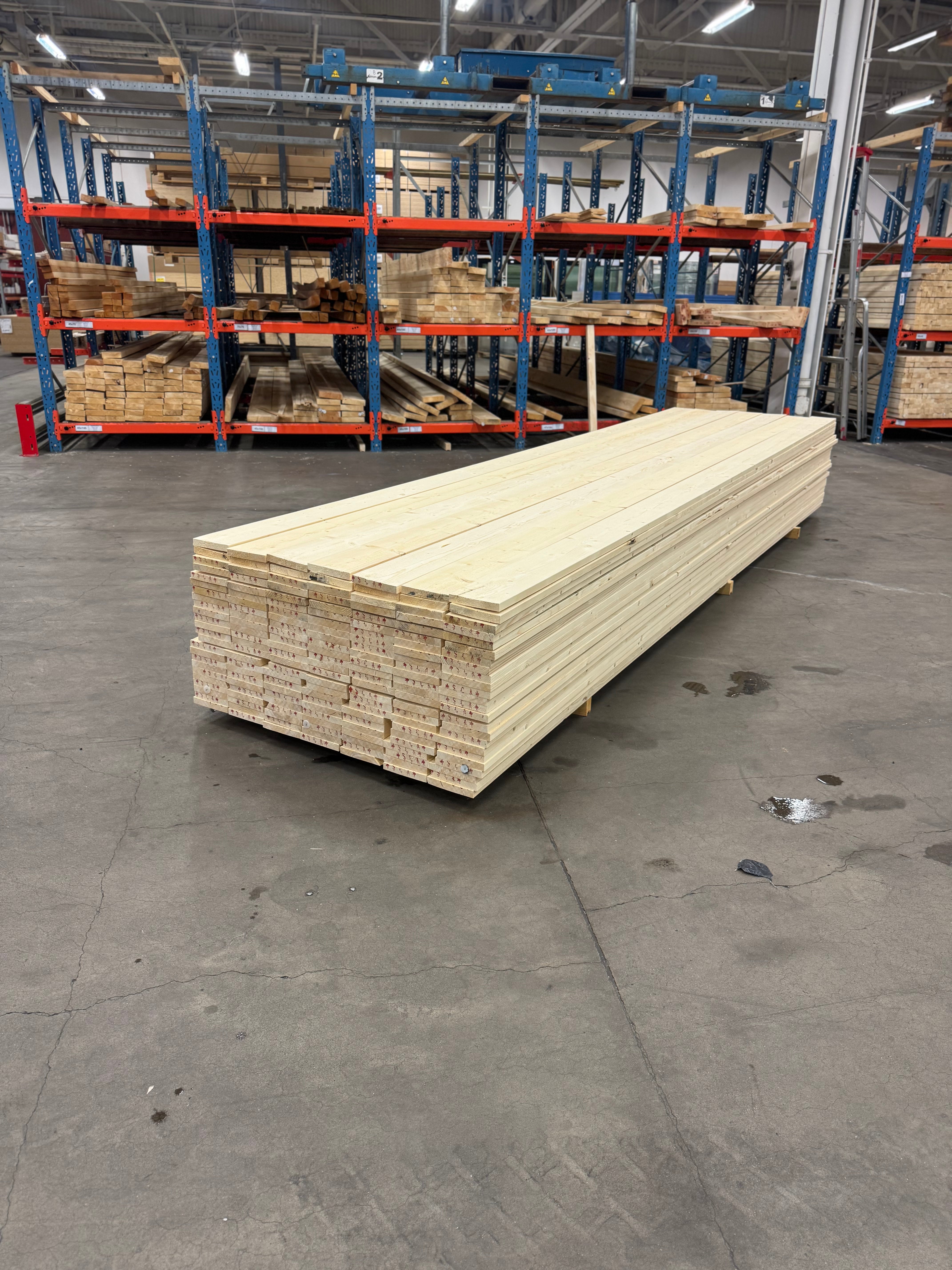 Finsågad Klädselbräda 21x145 – 4.80m – Obehandlad