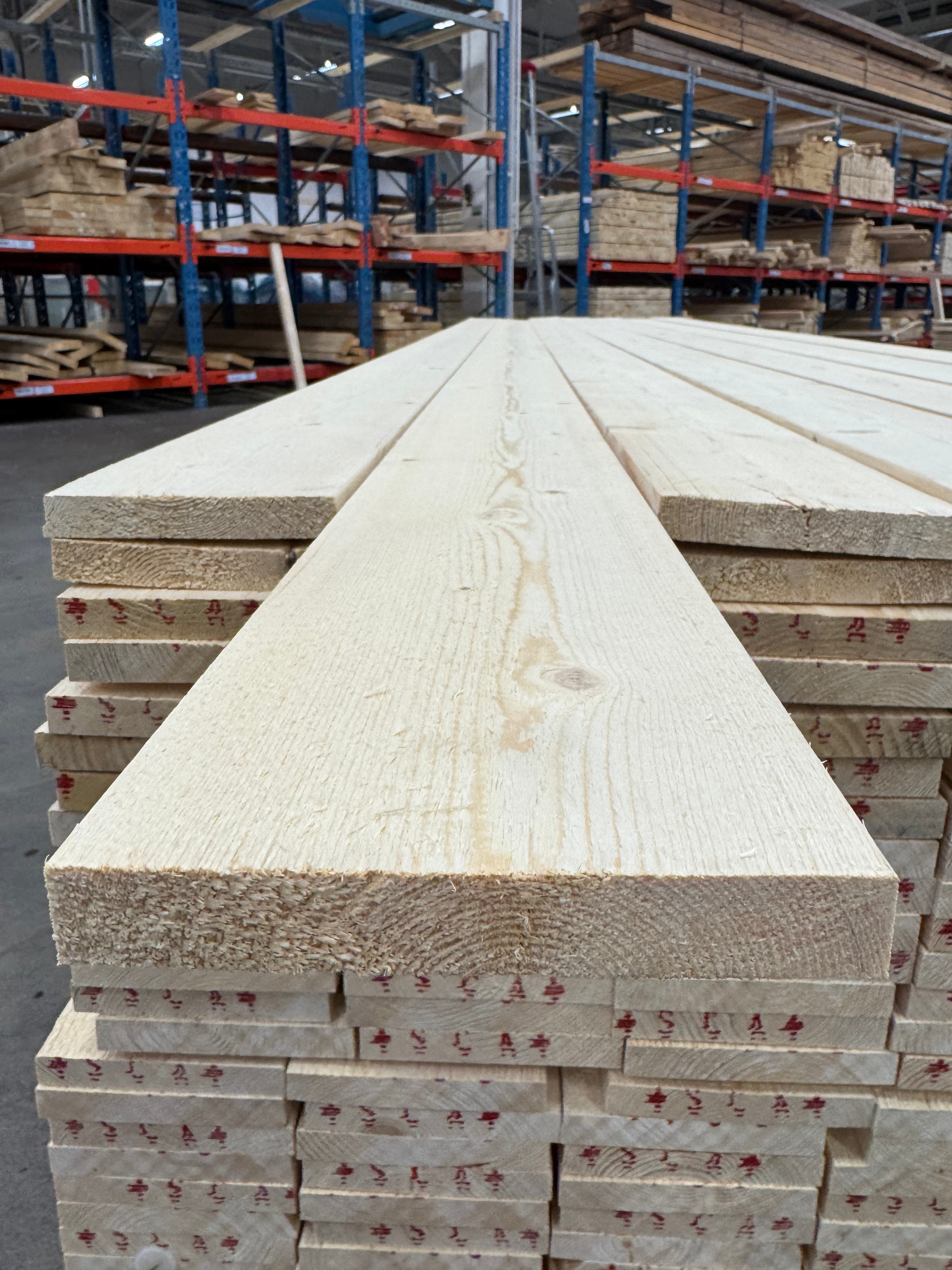 Finsågad Klädselbräda 21x145 – 4.80m – Obehandlad