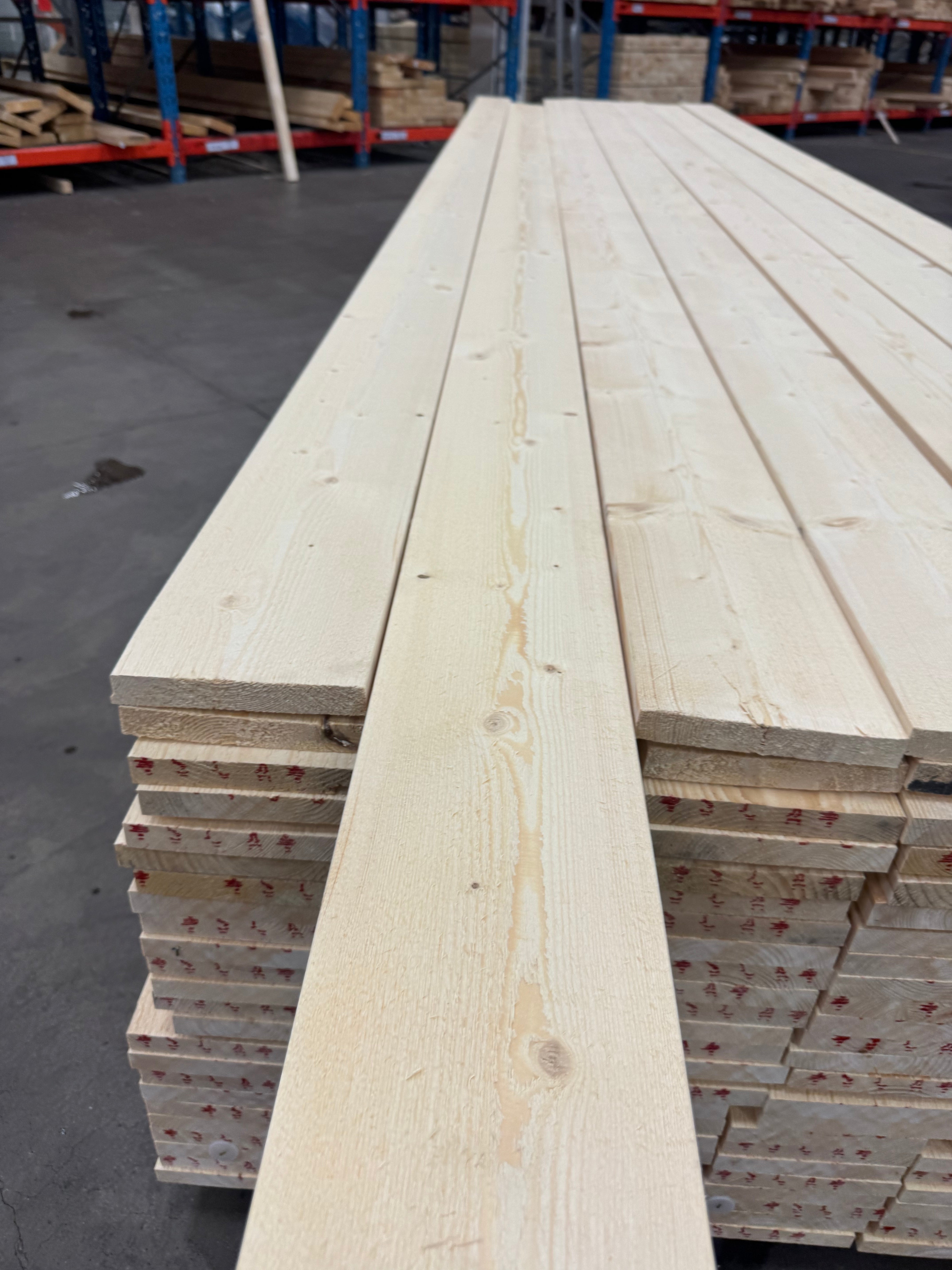 Finsågad Klädselbräda 21x145 – 4.80m – Obehandlad