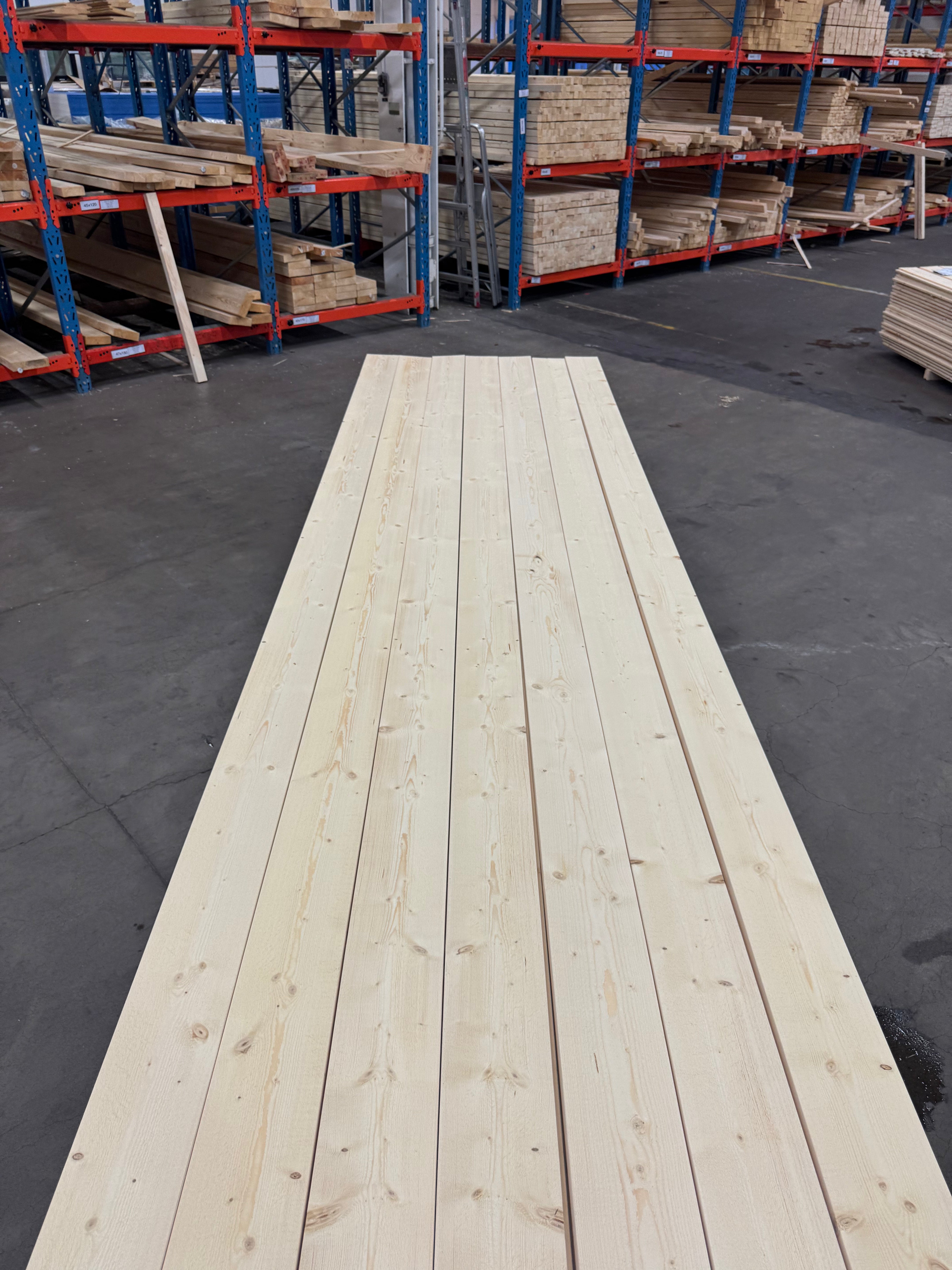 Finsågad Klädselbräda 21x145 – 4.80m – Obehandlad