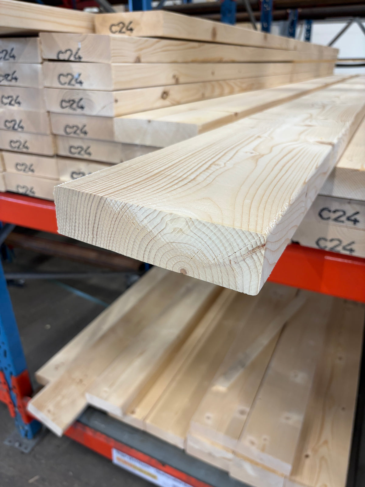 Regel 45x170mm – Obehandlad Gran (C24)